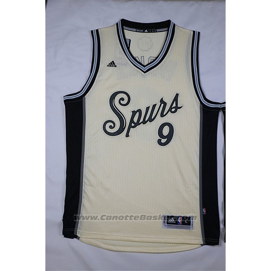 Maglia Natale 2015 San Antonio Spurs Tony Parker #9 Bianco